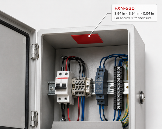 FXN Sticker for Small Electrical Enclosures