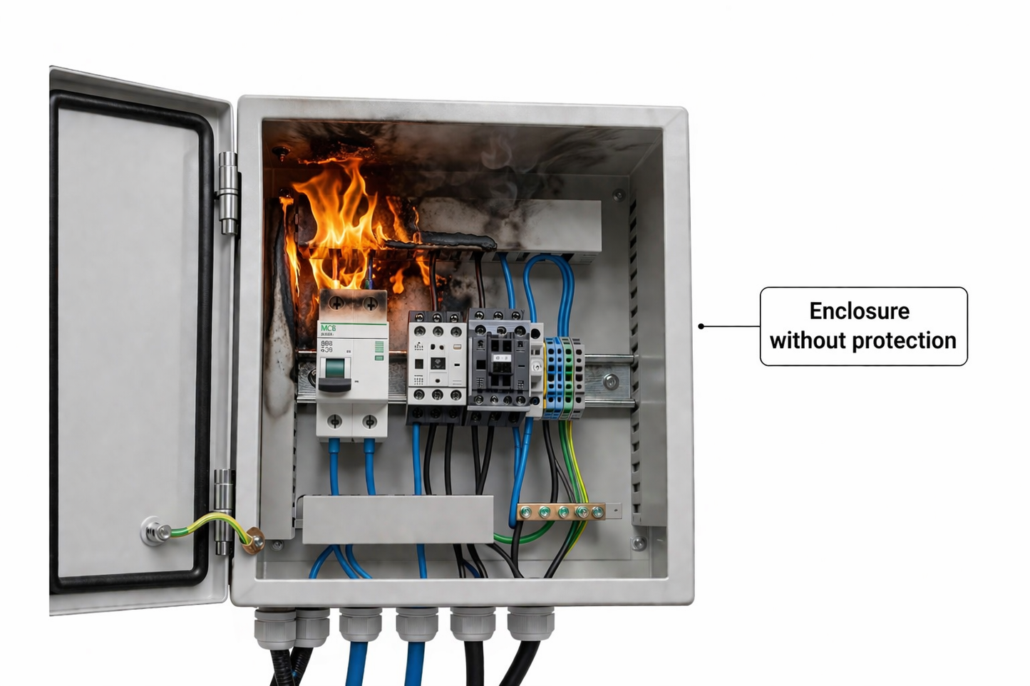 Automatic Fire-Suppression Sticker